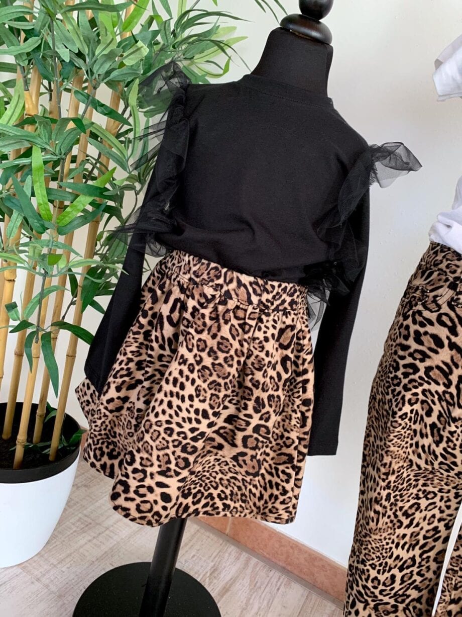 Shop Online Gonna leopardata ampia Souvenir Kids