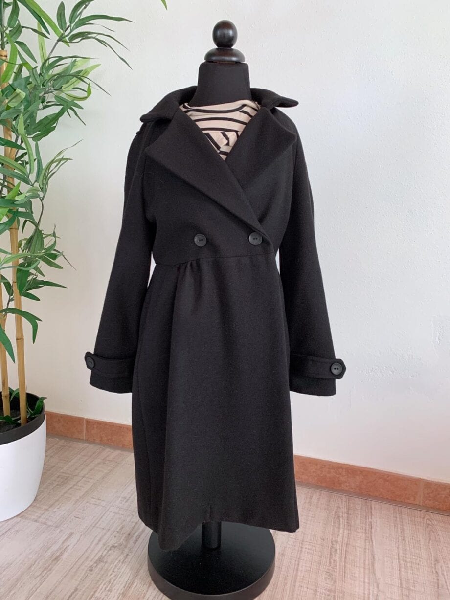 Shop Online Cappotto nero doppio petto Souvenir Kids