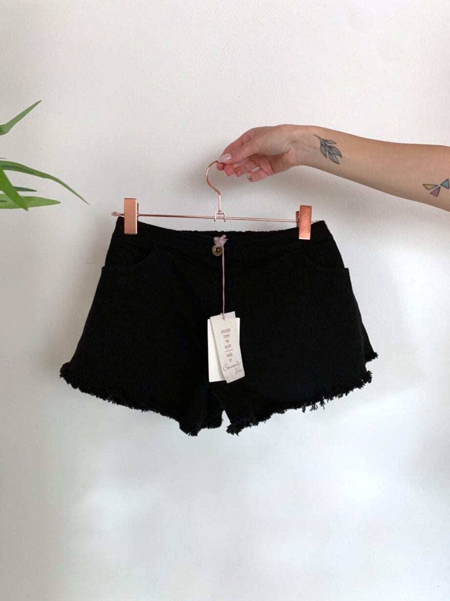 Shop Online Short nero a campanella Souvenir Kids