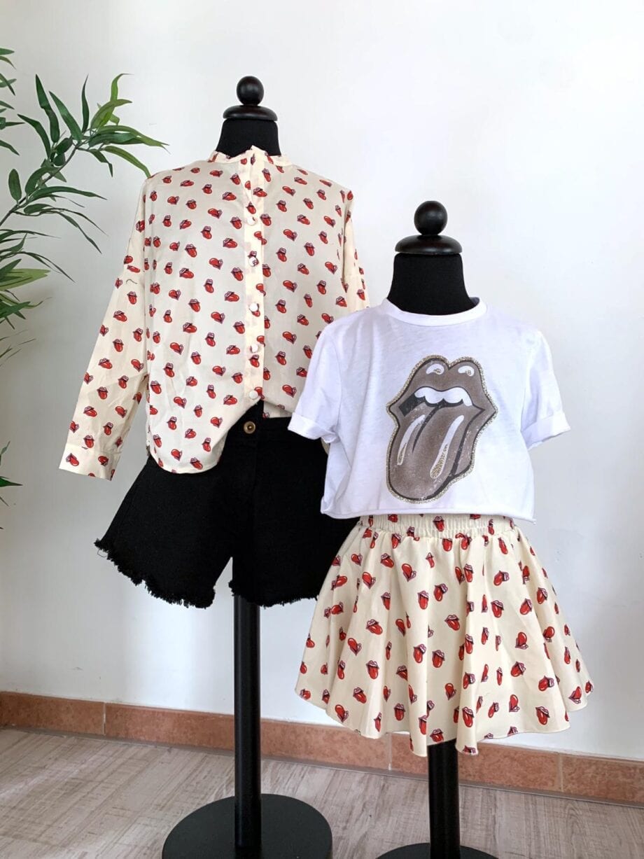 Shop Online T-shirt corta Rolling Stones Souvenir Kids