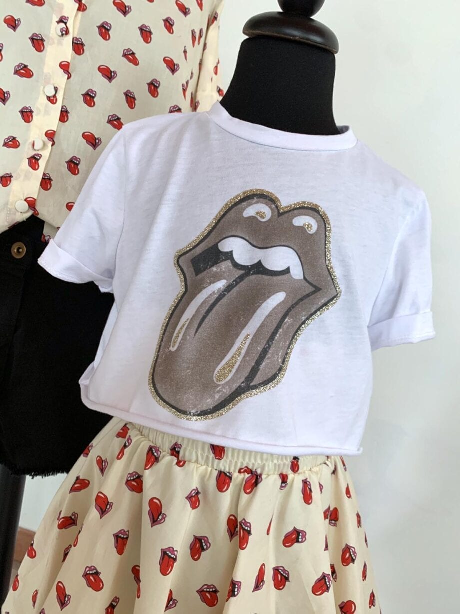 Shop Online T-shirt corta Rolling Stones Souvenir Kids