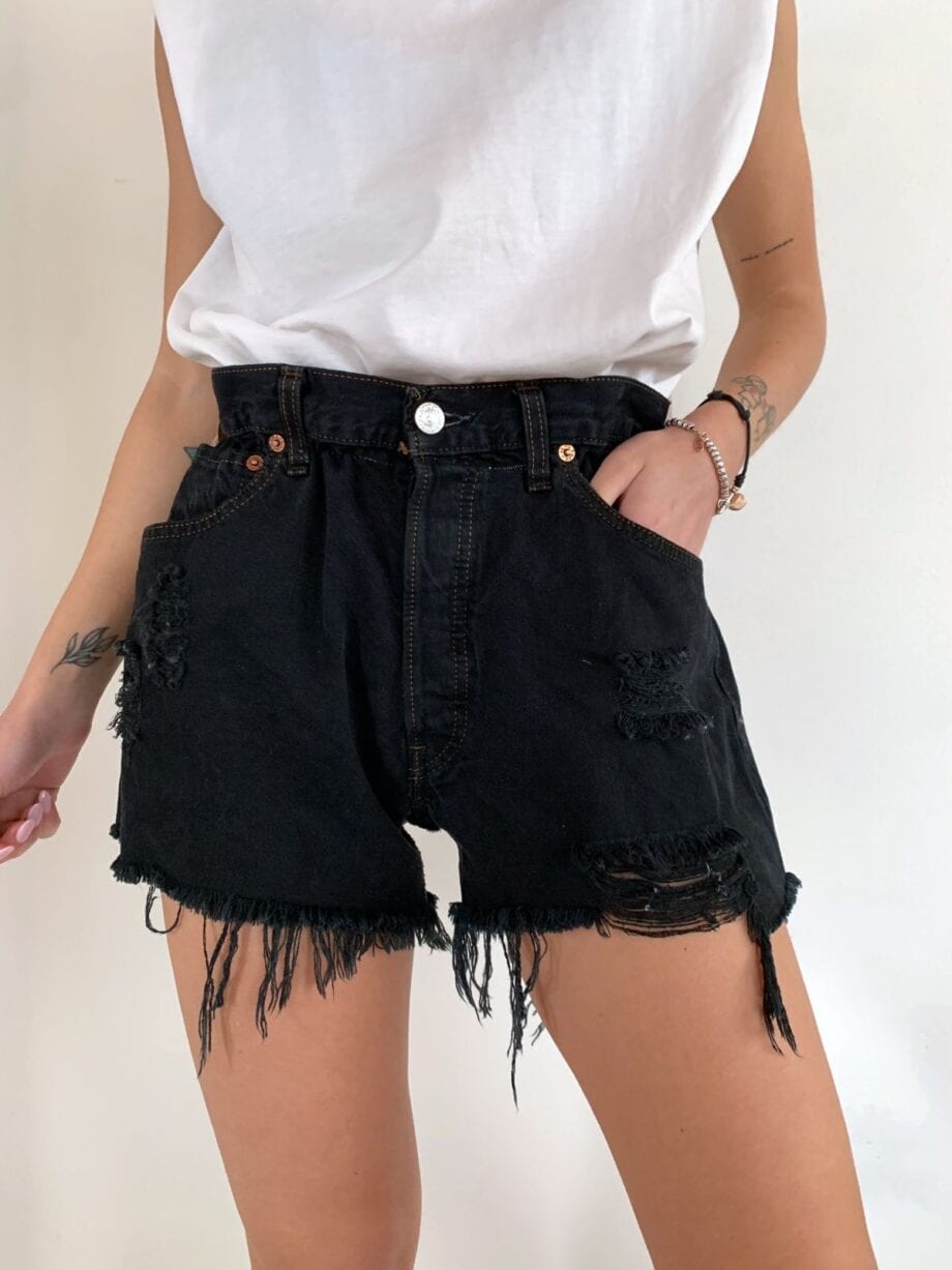 Shop Online Short caramella nero\blu scurissimo Levi's