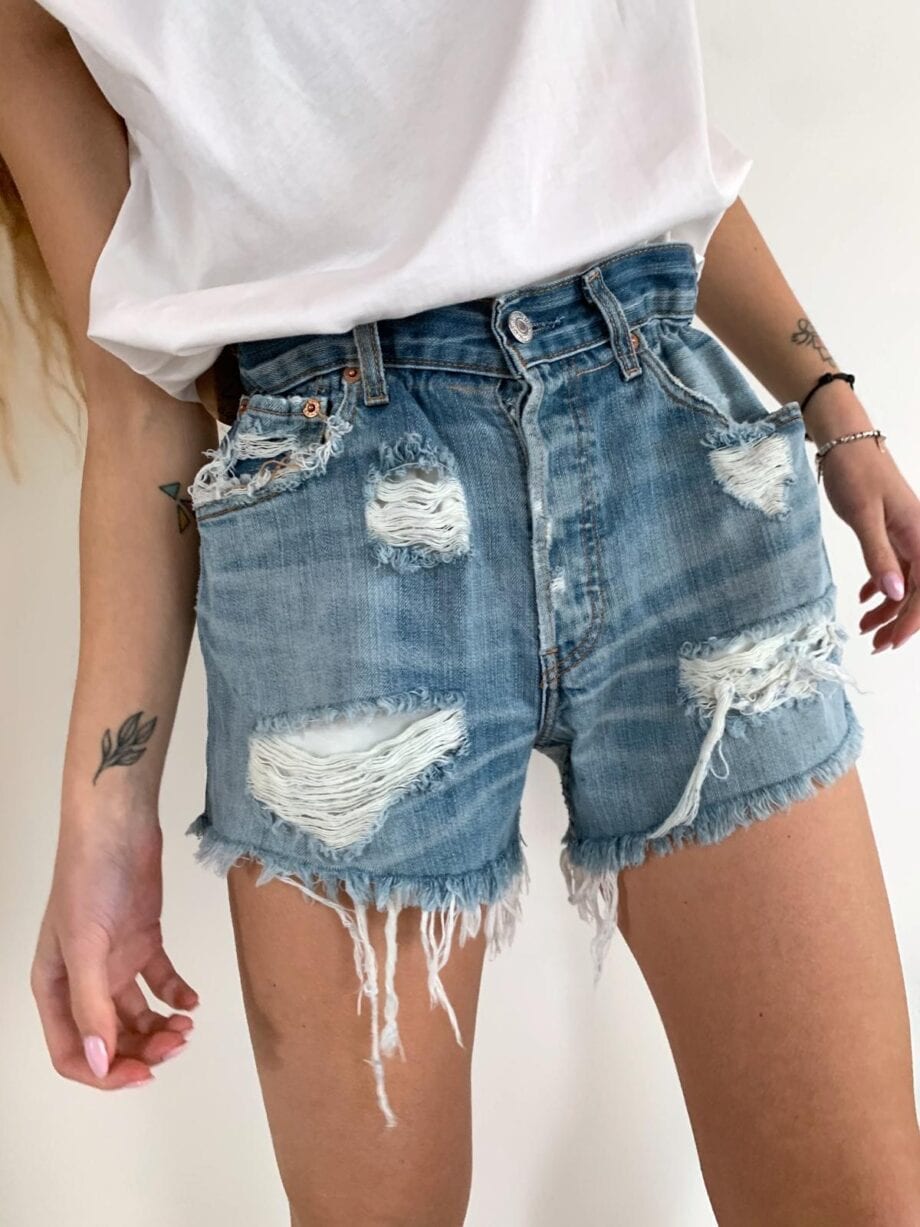 Shop Online Short caramella denim chiaro Levi's