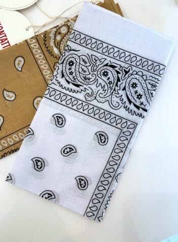 Shop Online Foulard bandana bianco Kontatto