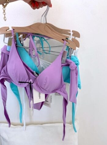 Bikini slip coffe cream lilla Matinée