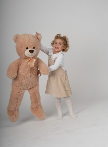 Shop Online Salopette vestito beige in velluto Name it