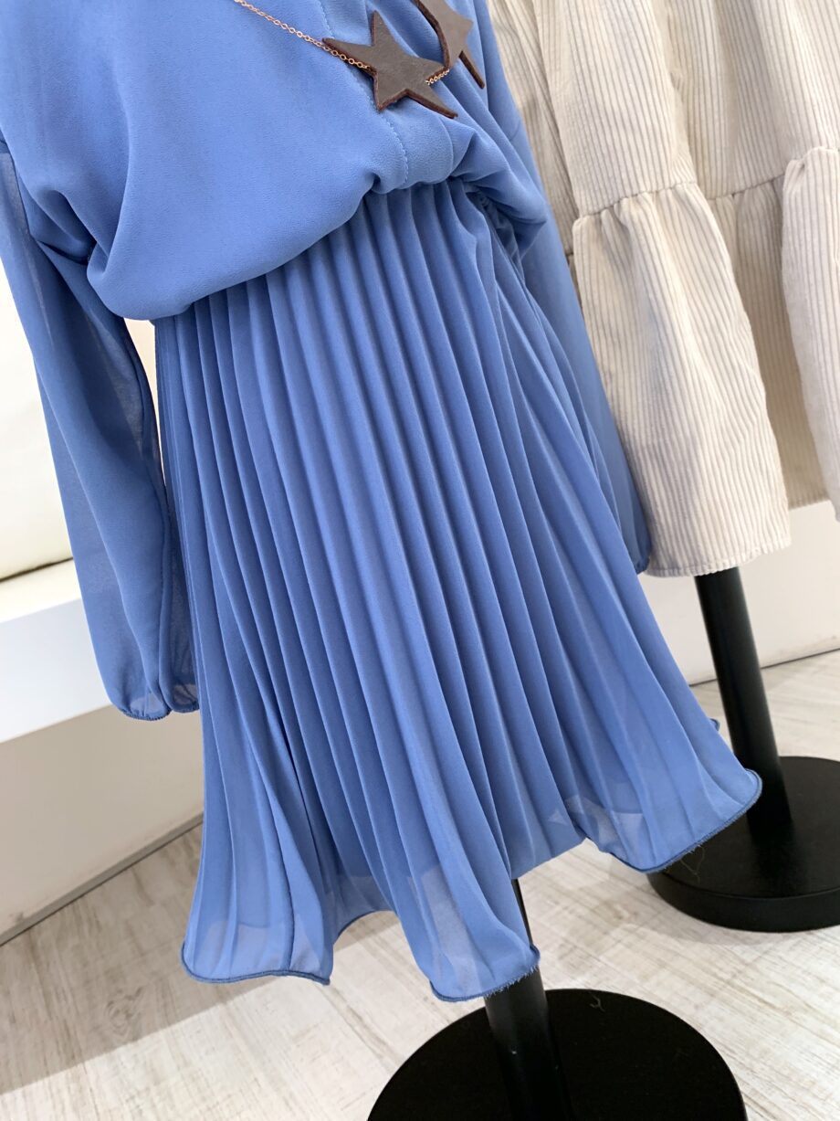 Shop Online Vestito in georgette azzurro Souvenir kids