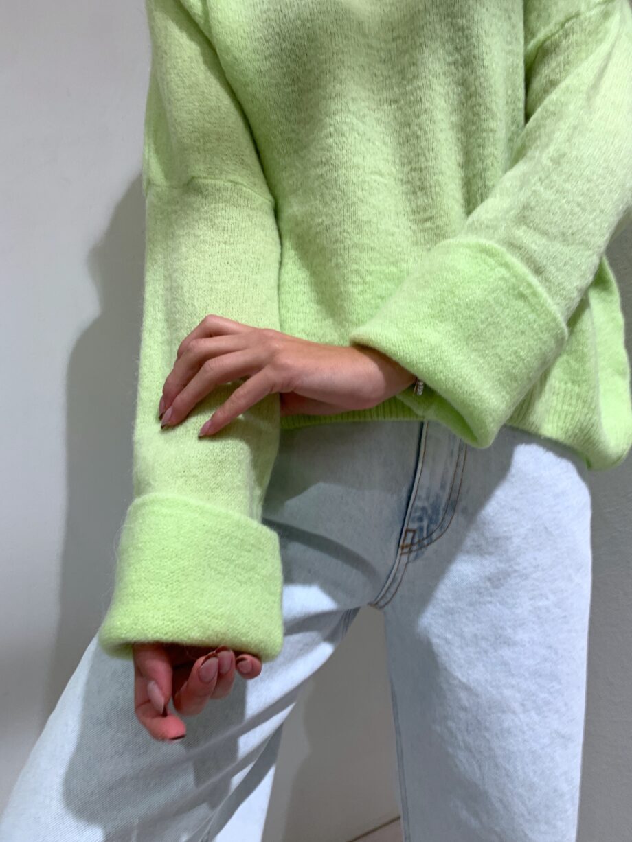 Shop Online Maglione over rasato lime Souvenir