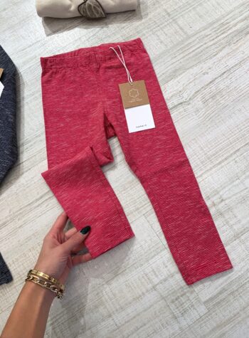 Shop Online Leggins a righe finissime fucsia e bianco Name it