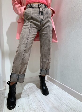 Shop Online Jeans Straight slavato grigio Vicolo