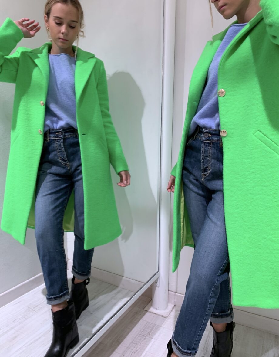 Shop Online Cappotto verde fluo Souvenir