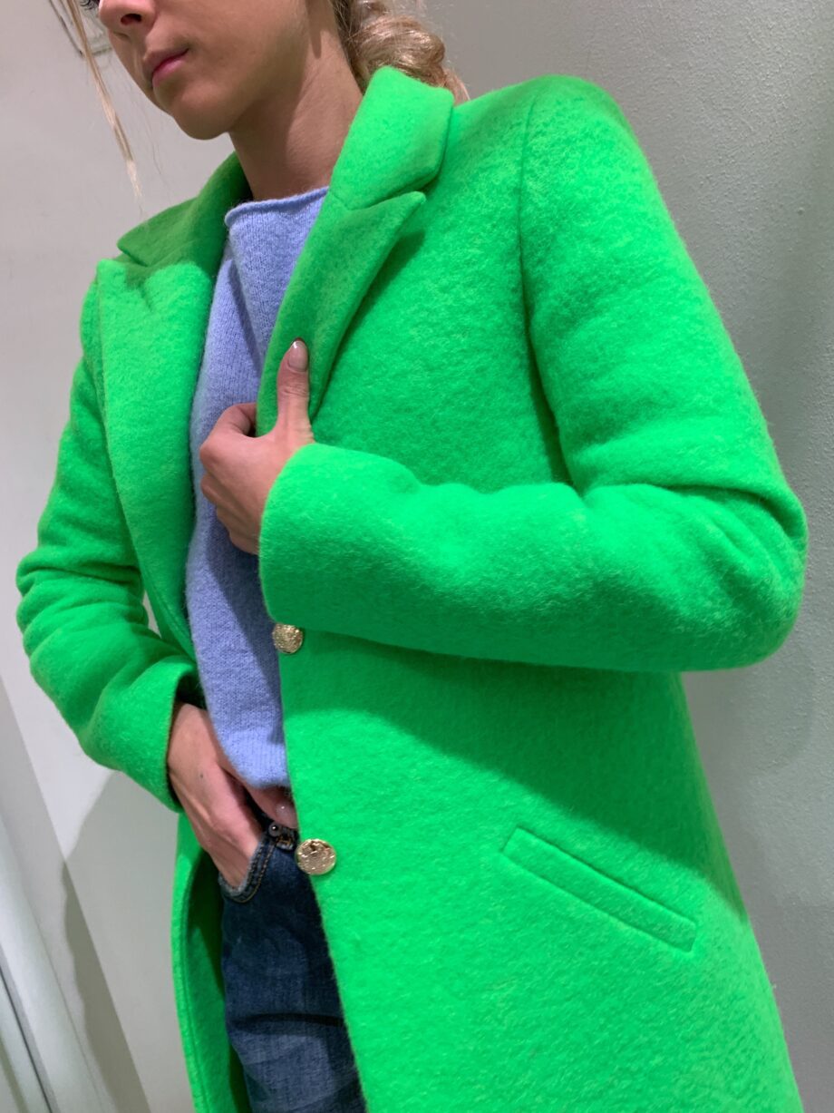Shop Online Cappotto verde fluo Souvenir