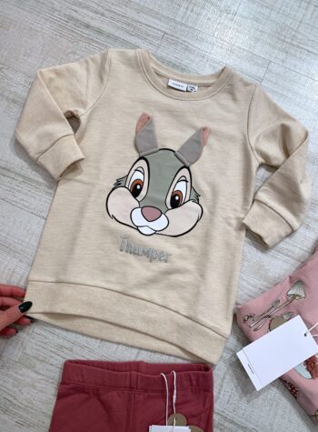 Shop Online Vestito felpa panna con stampa Disney Name it