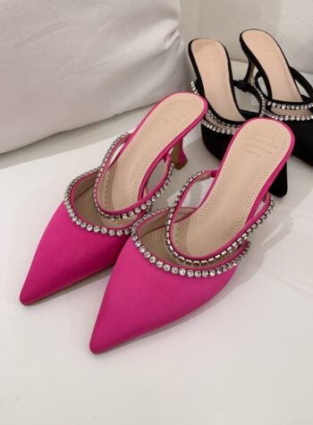 Shop Online Sabot mules Ioana fucsia Twentyfourhaitch