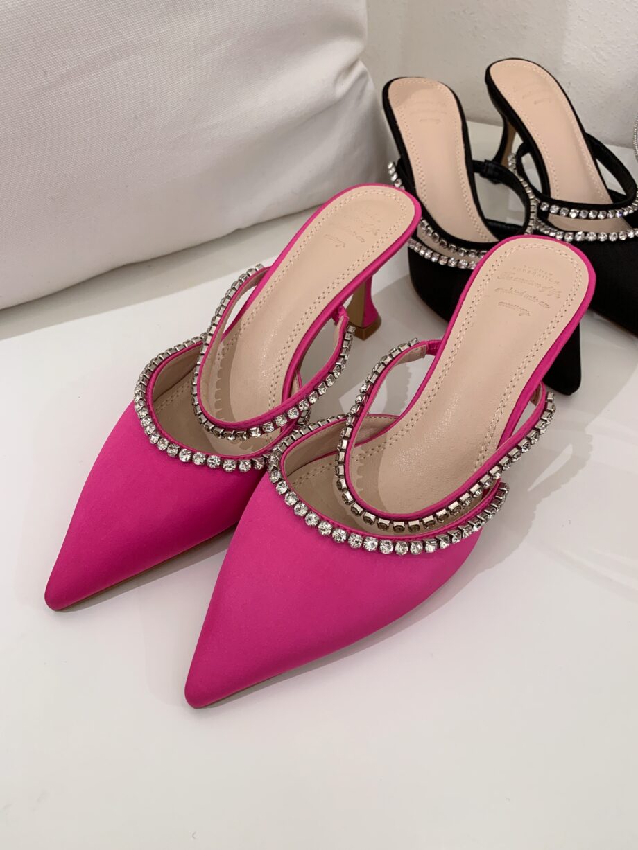 Shop Online Sabot mules Ioana fucsia Twentyfourhaitch