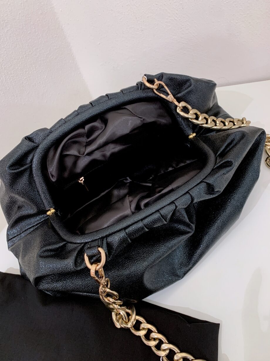 Shop Online Maxi stylish pochette nera laminata Twentyfourhaitch