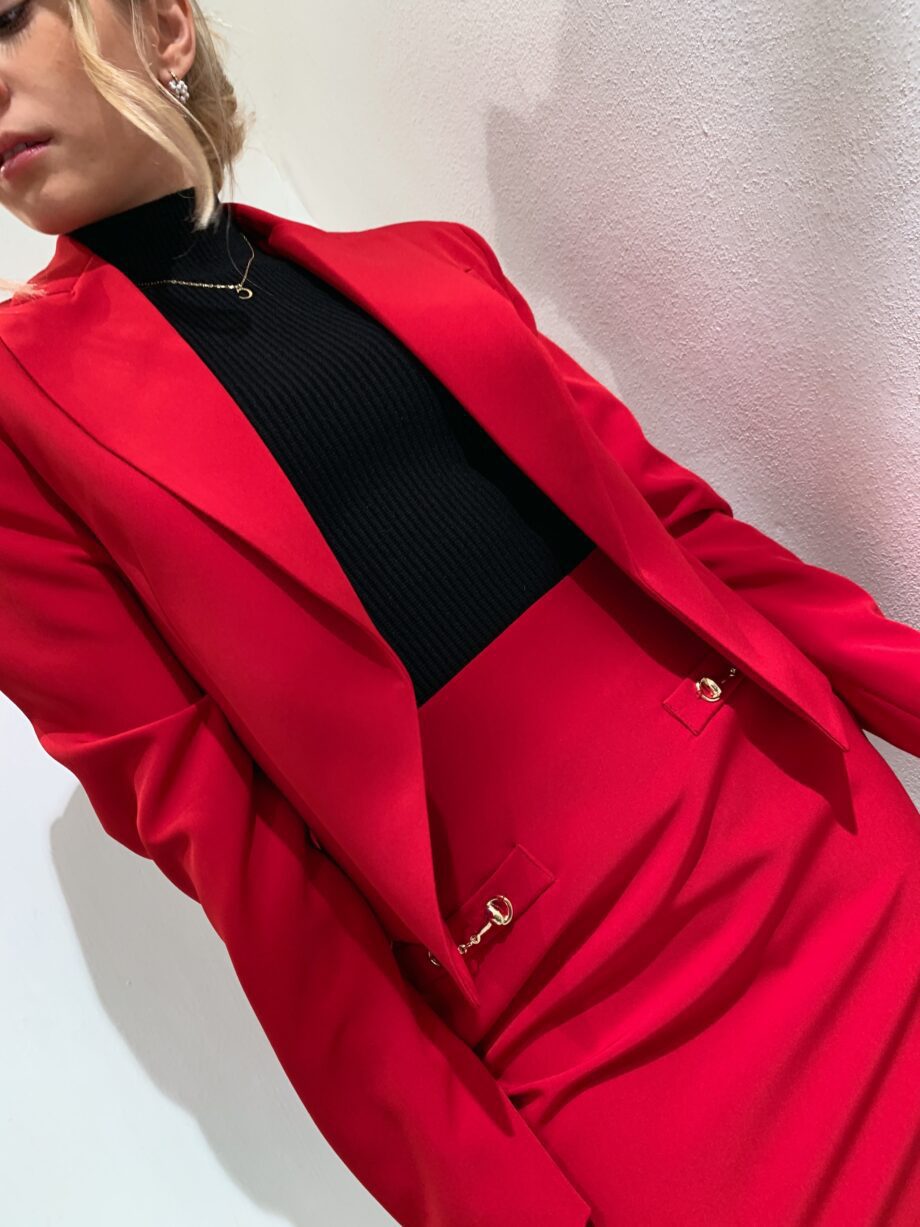 Shop Online Giacca crop rossa Kontatto