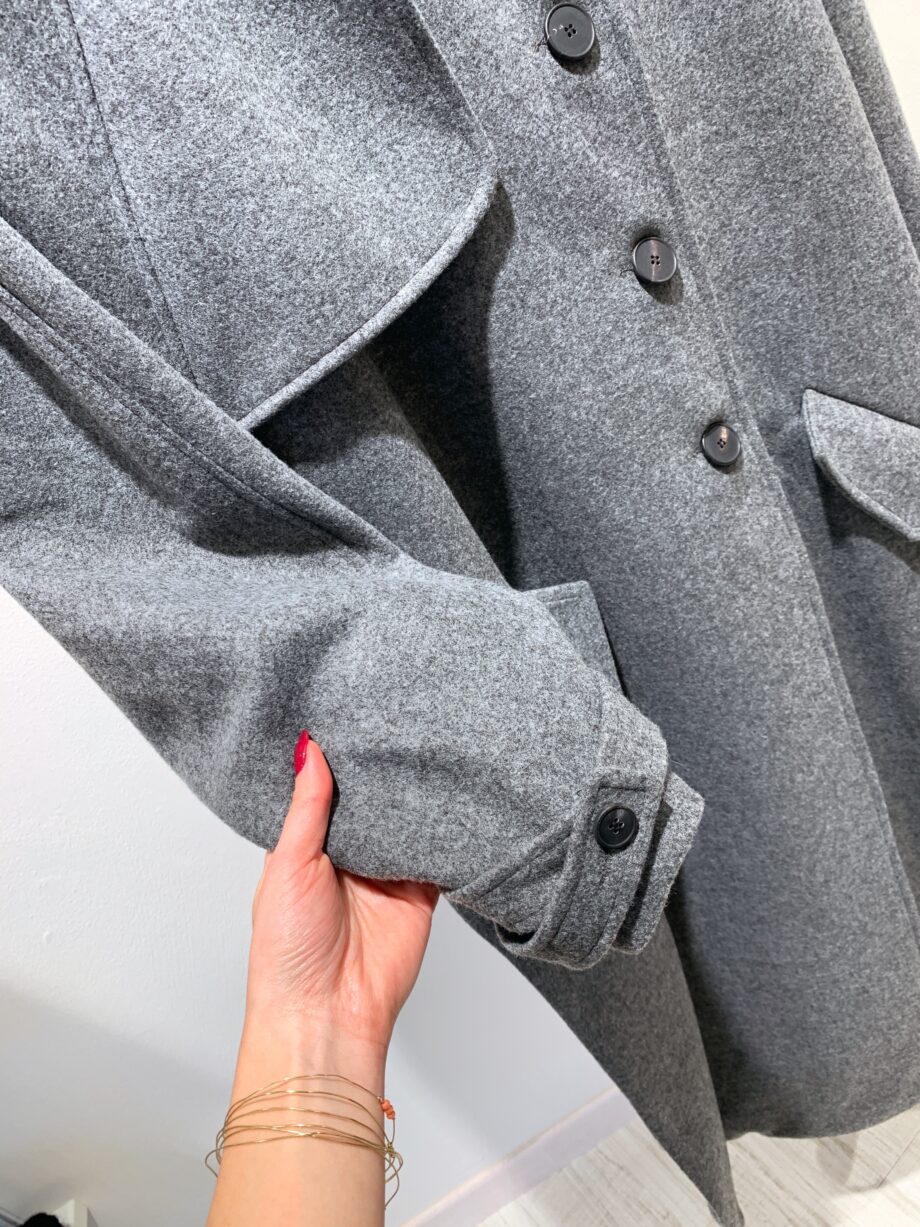 Shop Online Cappotto lungo over grigio Souvenir