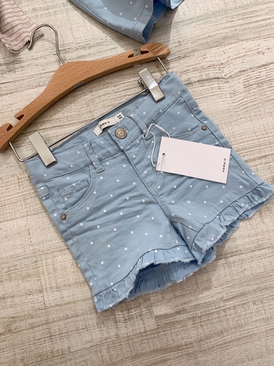 Shop Online Short jeans colorato a pois Name It