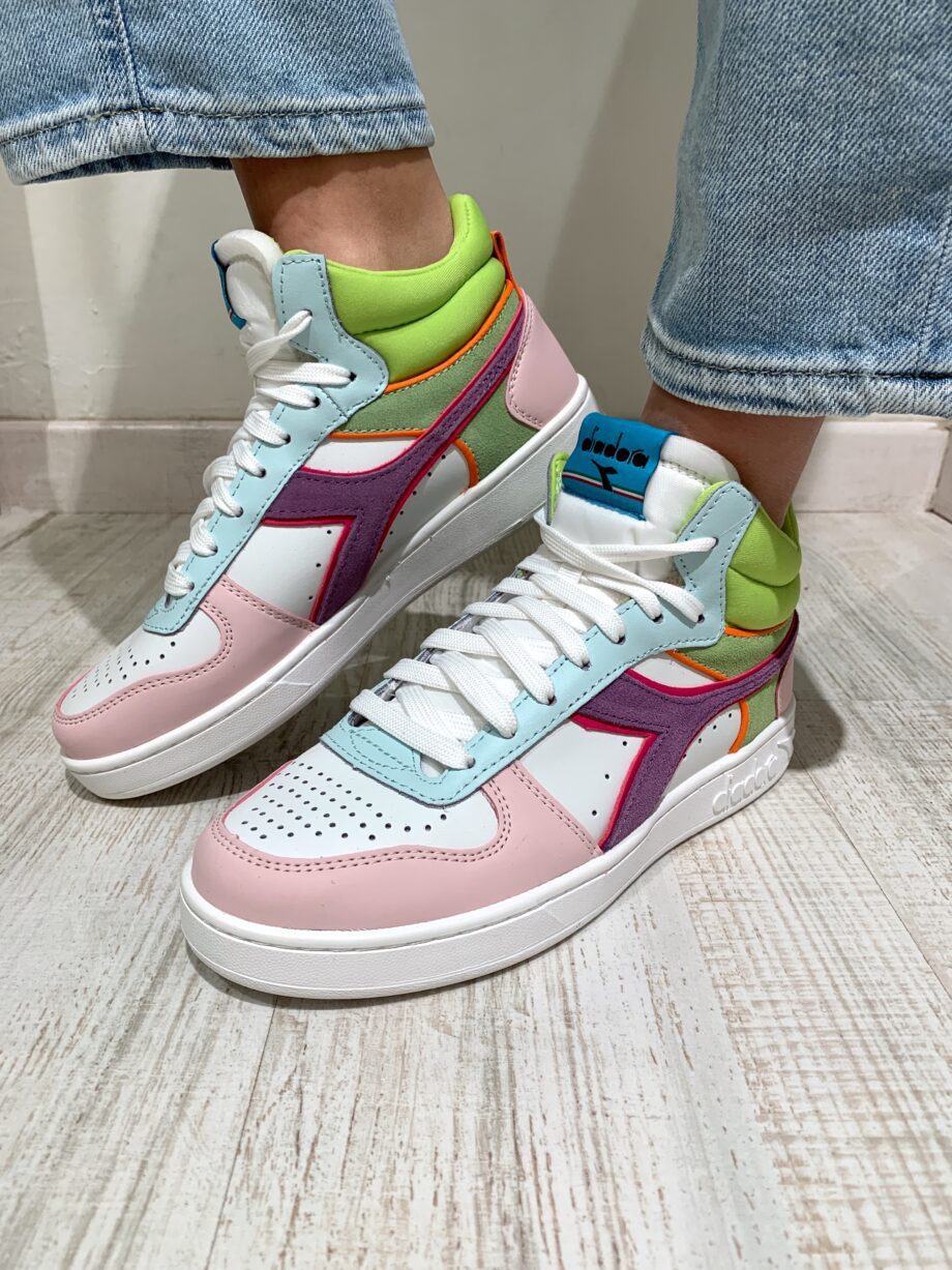 Shop Online Sneakers magic basket demi lime Diadora