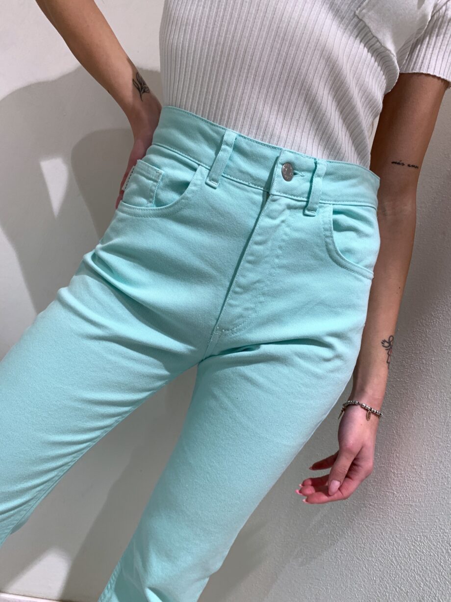 Shop Online Jeans a zampetta menta HaveOne