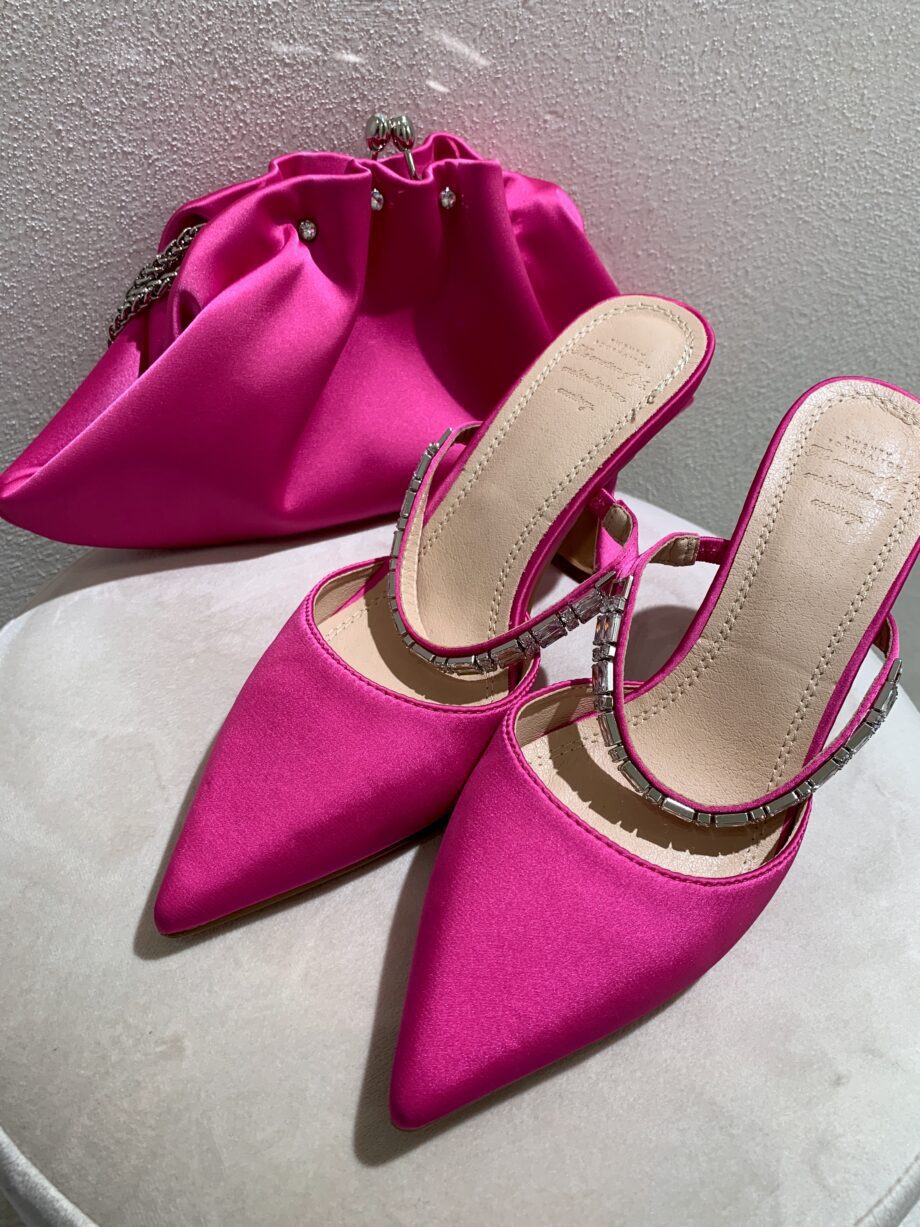 Shop Online Sabot mules Lucy fucsia Twentyfourhaitch