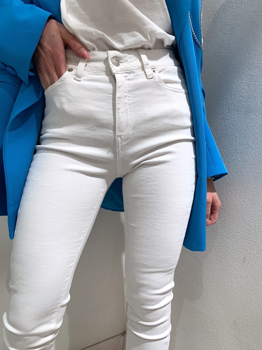 Shop Online Jeans Margot skinny bianco Vicolo