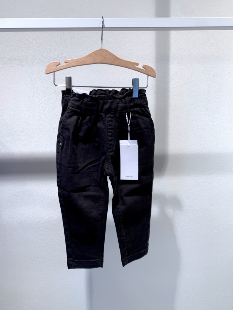 Jeans nero a palloncino con elastico Name It Shop Online Jeans nero a palloncino con elastico Name It