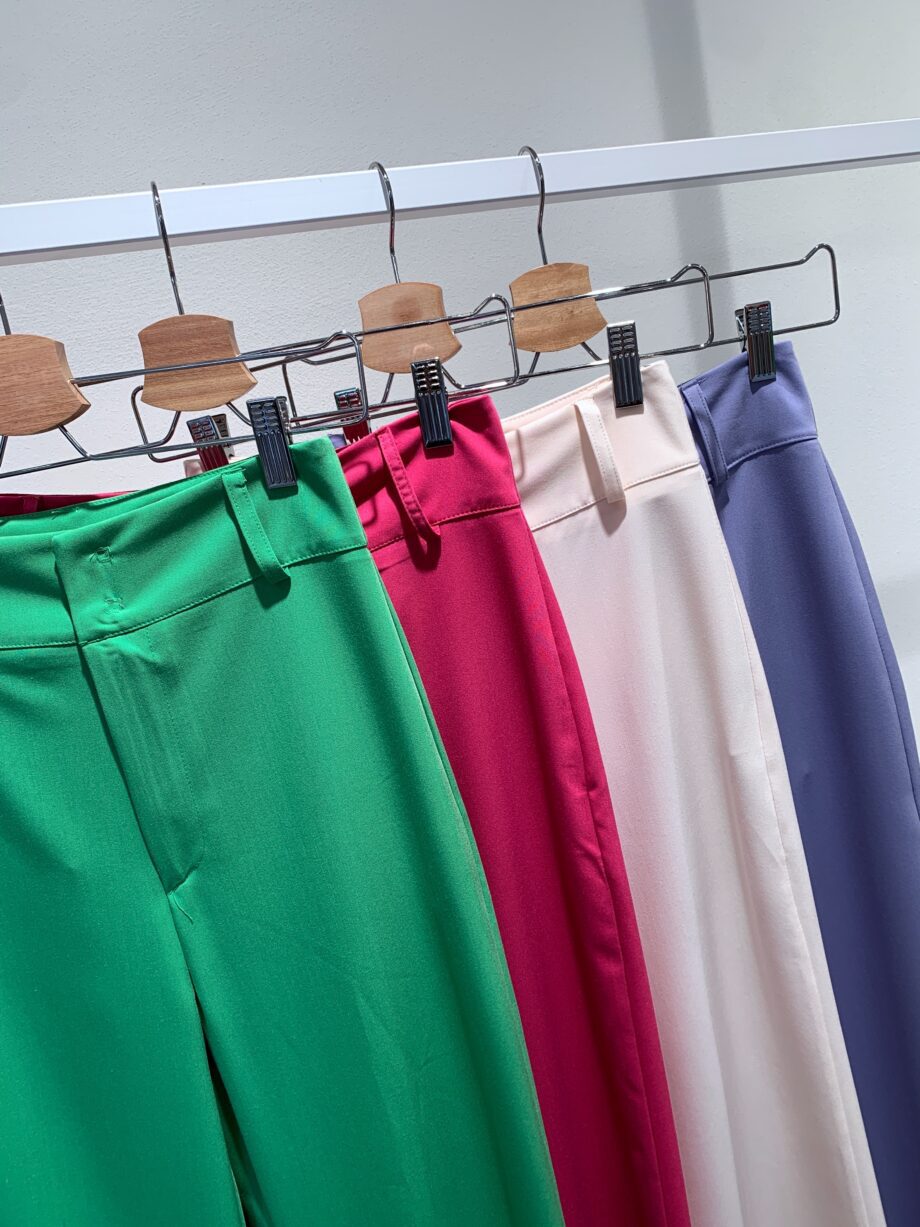 Shop Online Pantalone palazzo vita alta verde Have One