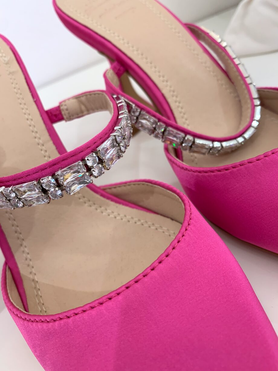 Shop Online Sabot mules Lucy fucsia Twentyfourhaitch