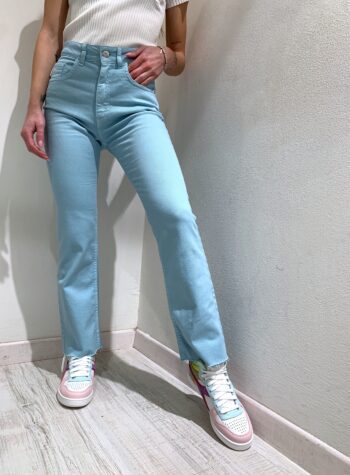 Shop Online Jeans a zampetta celeste HaveOne