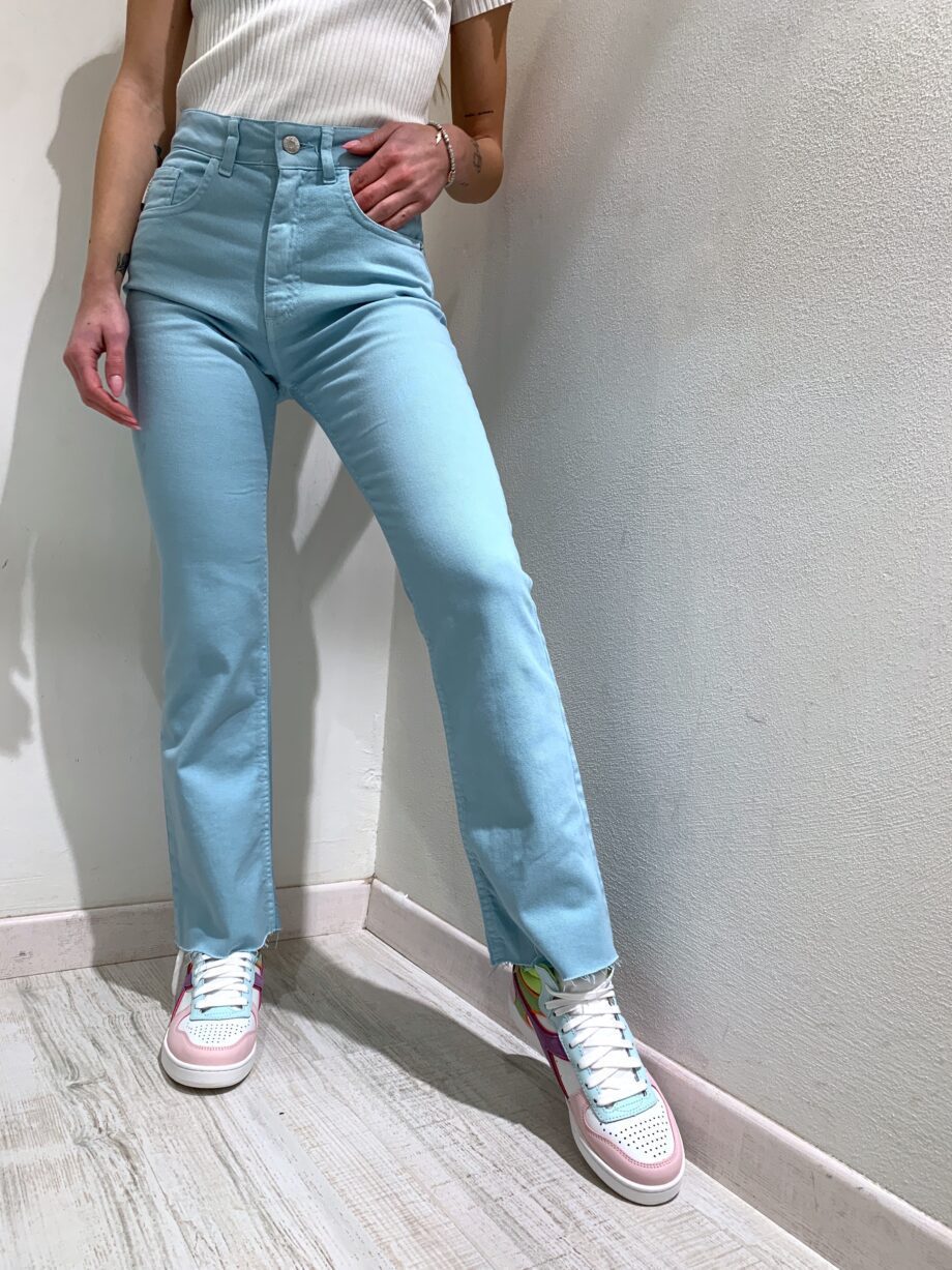 Shop Online Jeans a zampetta celeste HaveOne