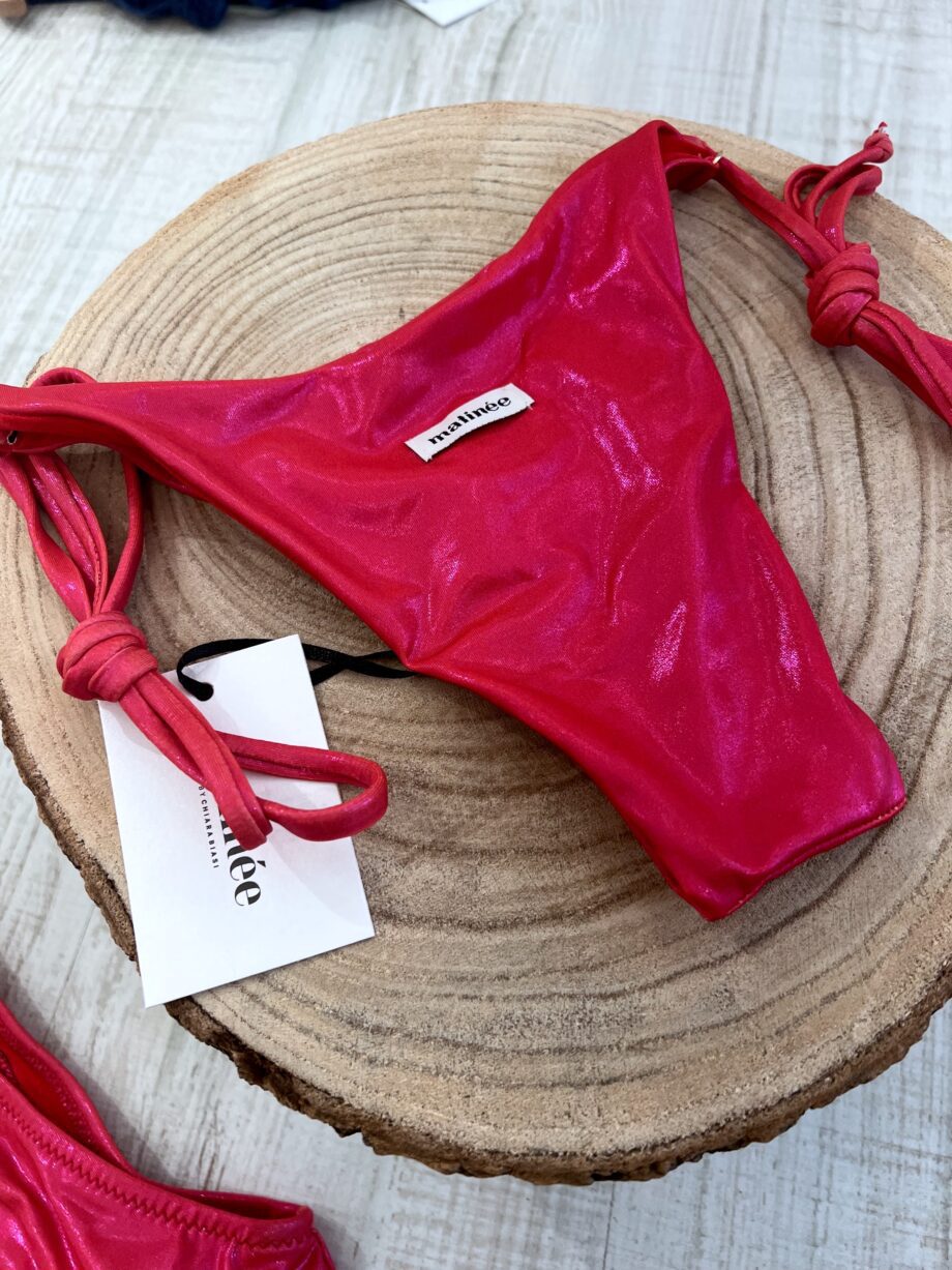 Shop Online Bikini slip Emma rainbow laminato rosso Matinée