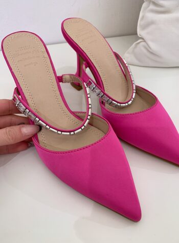 Shop Online Sabot mules Lucy fucsia Twentyfourhaitch