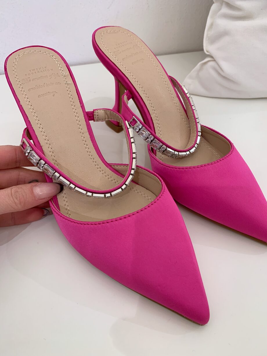 Shop Online Sabot mules Lucy fucsia Twentyfourhaitch