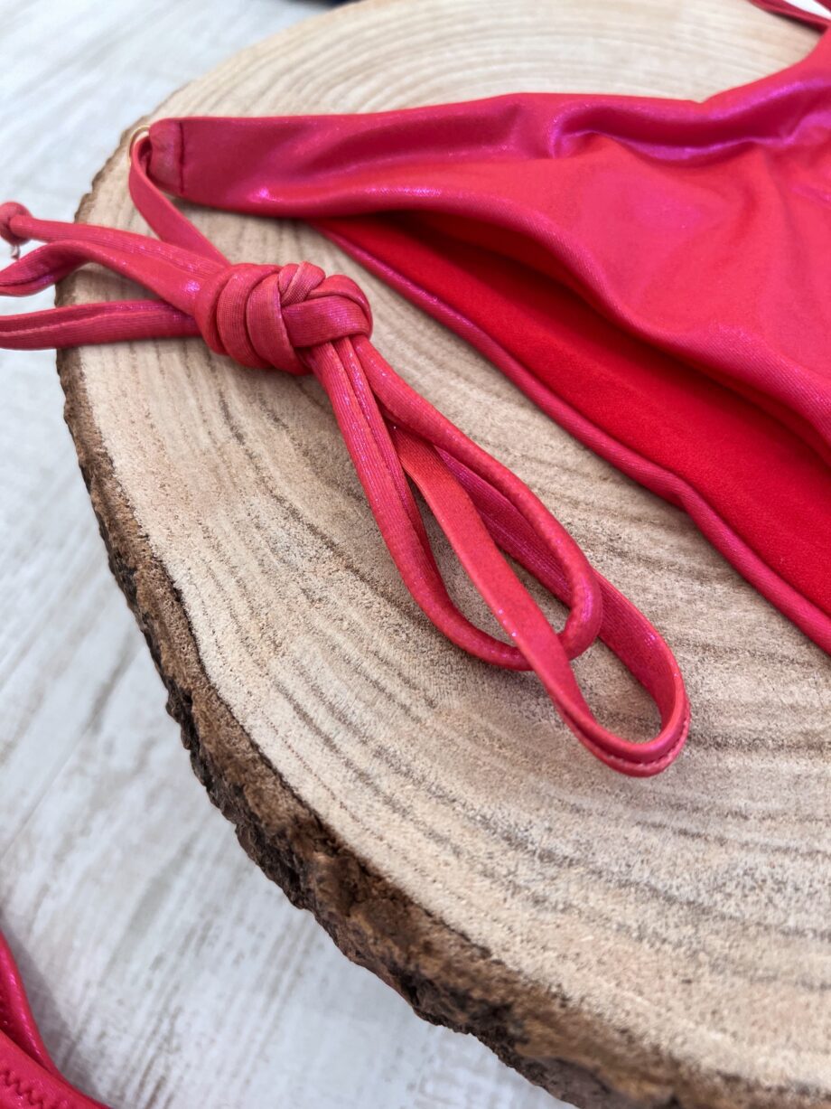 Shop Online Bikini slip Emma rainbow laminato rosso Matinée