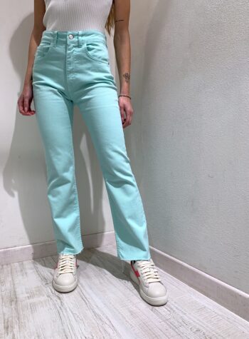 Shop Online Jeans a zampetta menta HaveOne