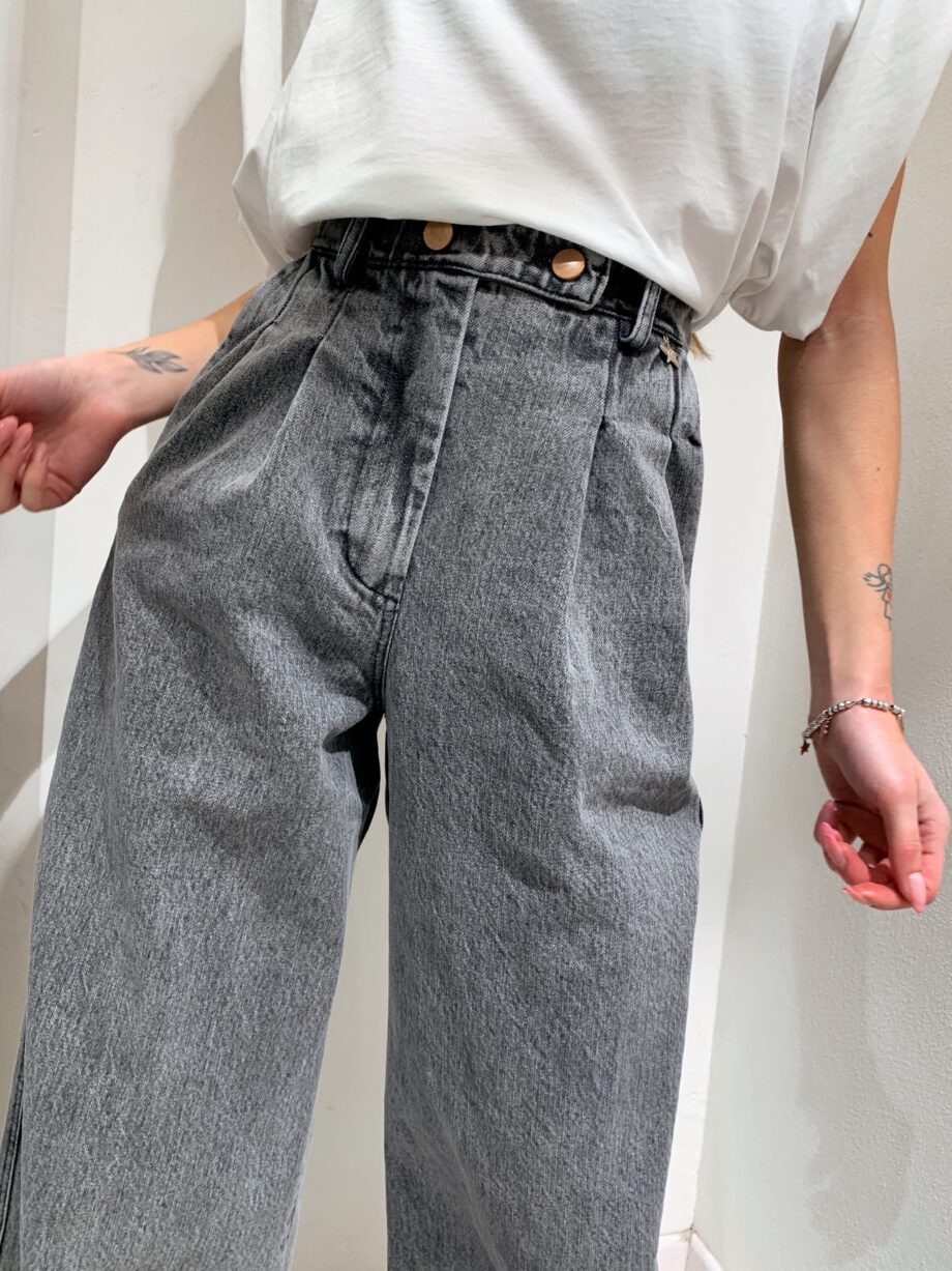 Shop Online Jeans palazzo ampio grigio Souvenir