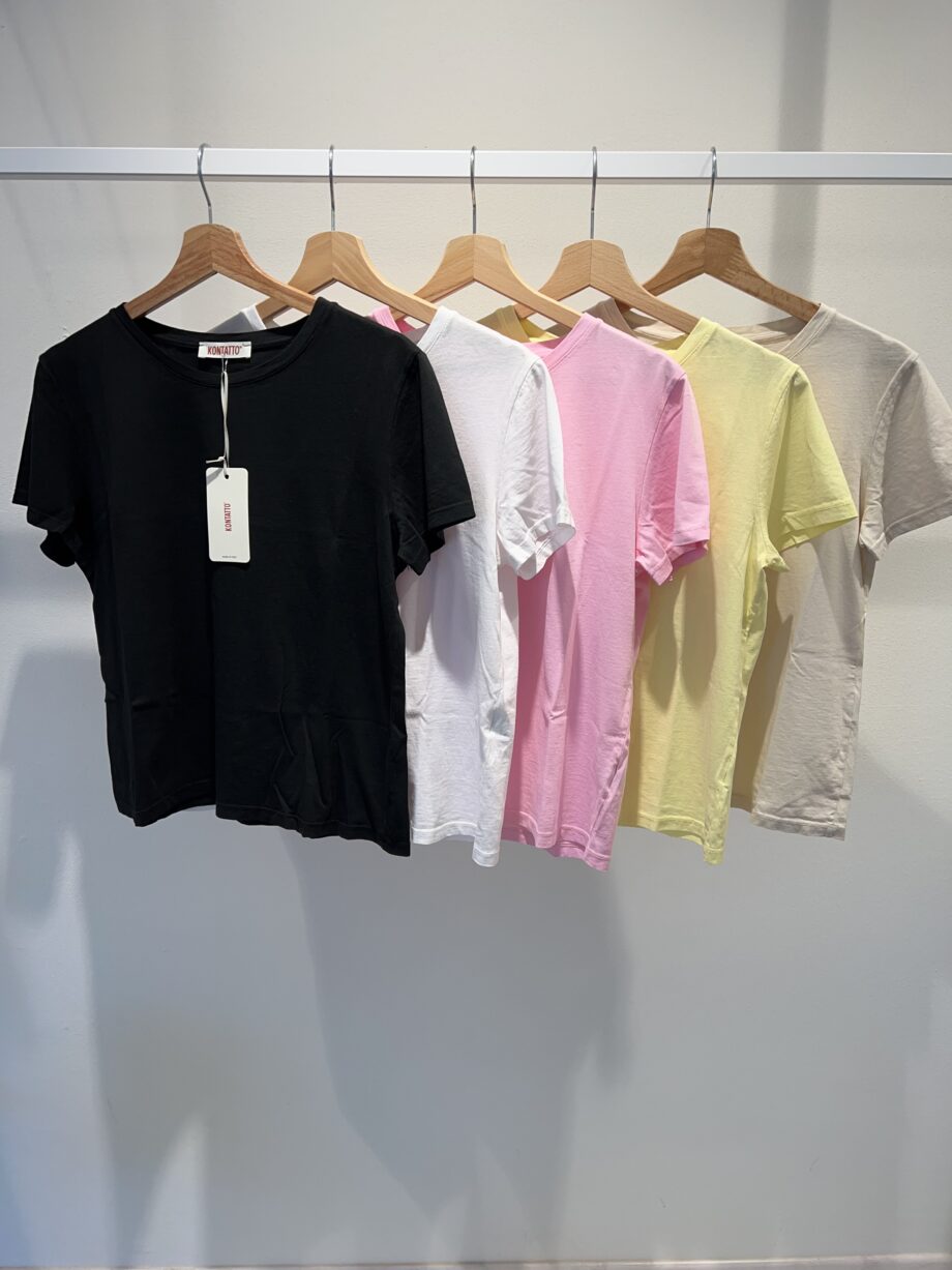 Shop Online T-shirt girocollo gialla Kontatto