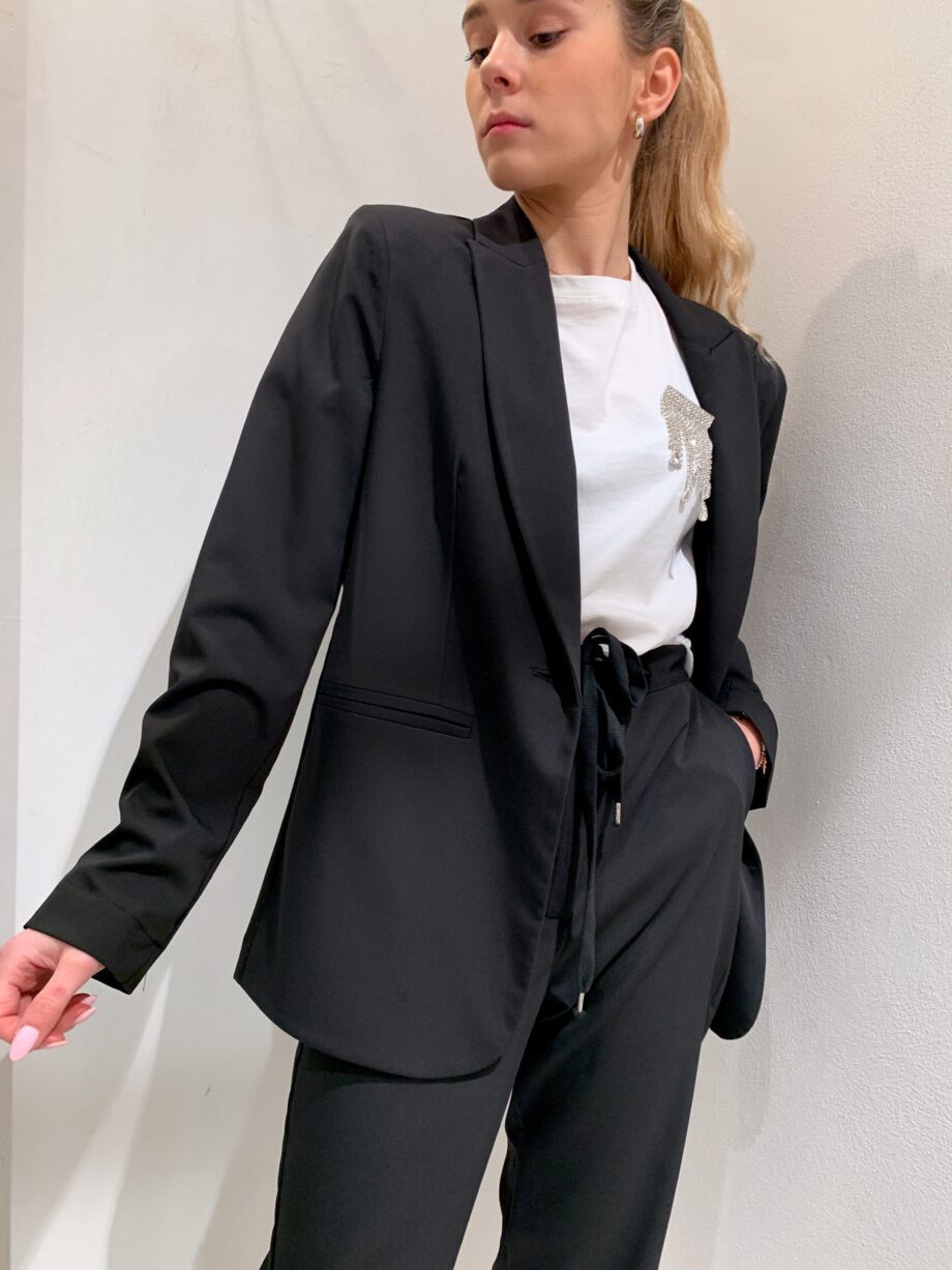 Shop Online Blazer monopetto nero Have One