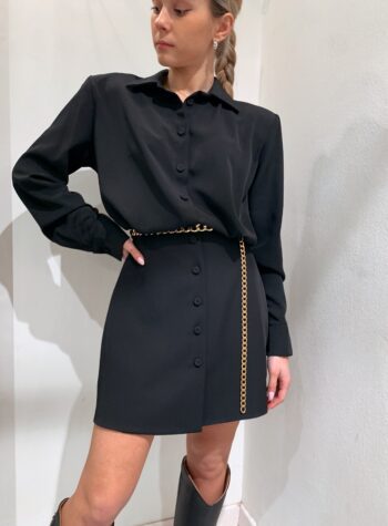 Shop Online Vestito camicia nero Have One