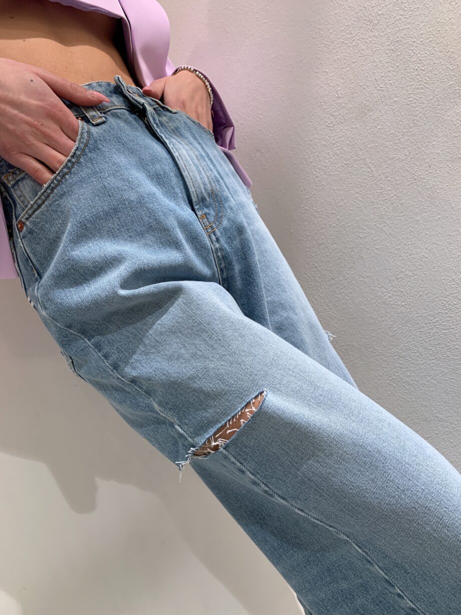 Shop Online Jeans palazzo con tagli laterali Vicolo