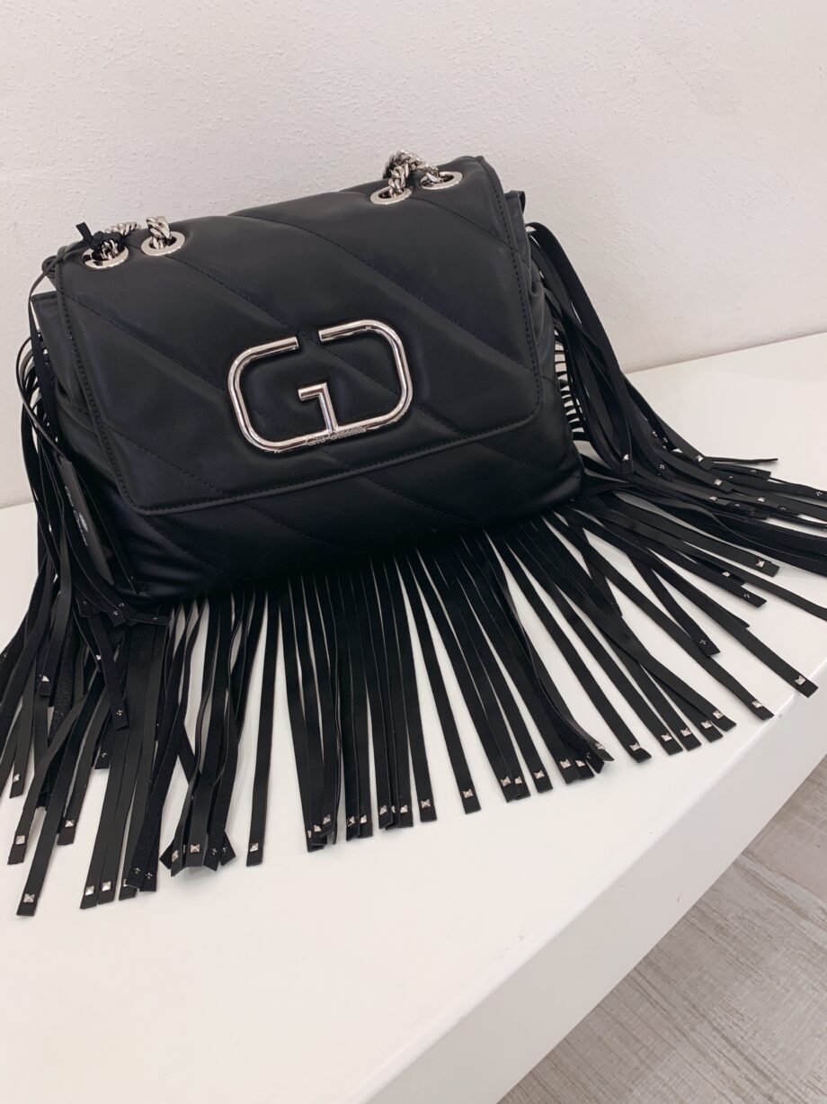 Shop Online Mini bag Leyla frange nera Gio Cellini