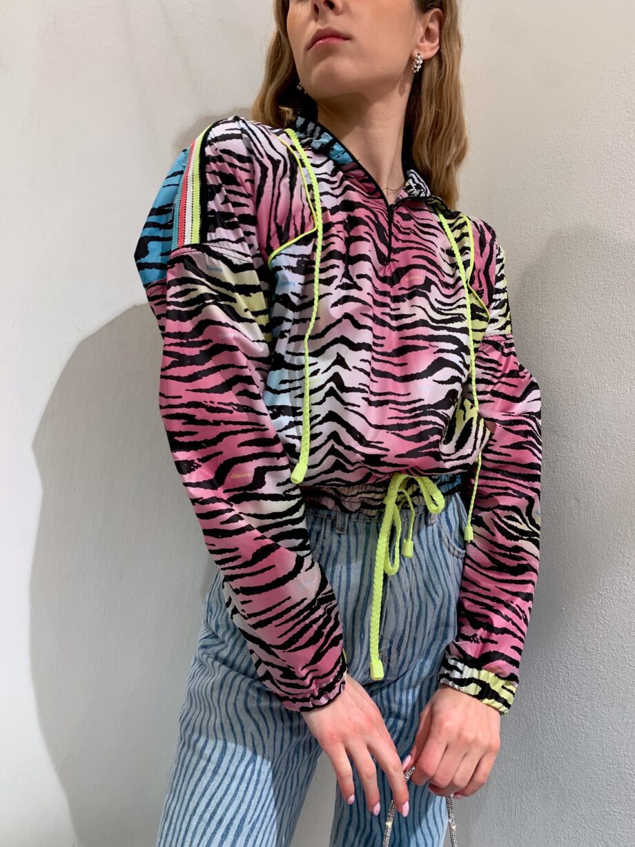 Shop Online Giacchetto impermeabile zebrato multicolore Dimora