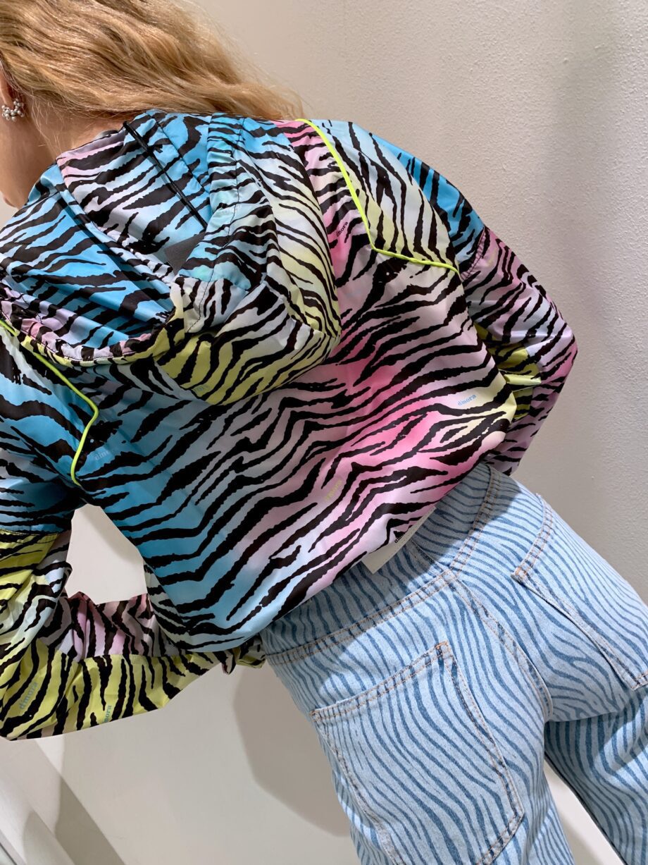 Shop Online Giacchetto impermeabile zebrato multicolore Dimora