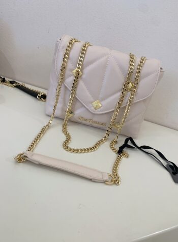 Shop Online Borsa mini Megan maxi borchie panna Gio Cellini