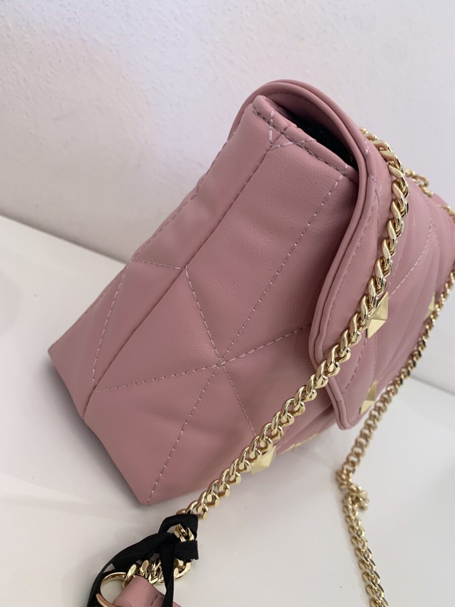 Shop Online Borsa mini Megan maxi borchie rosa Gio Cellini