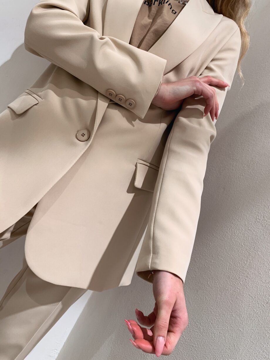 Shop Online Blazer un bottone beige Vicolo