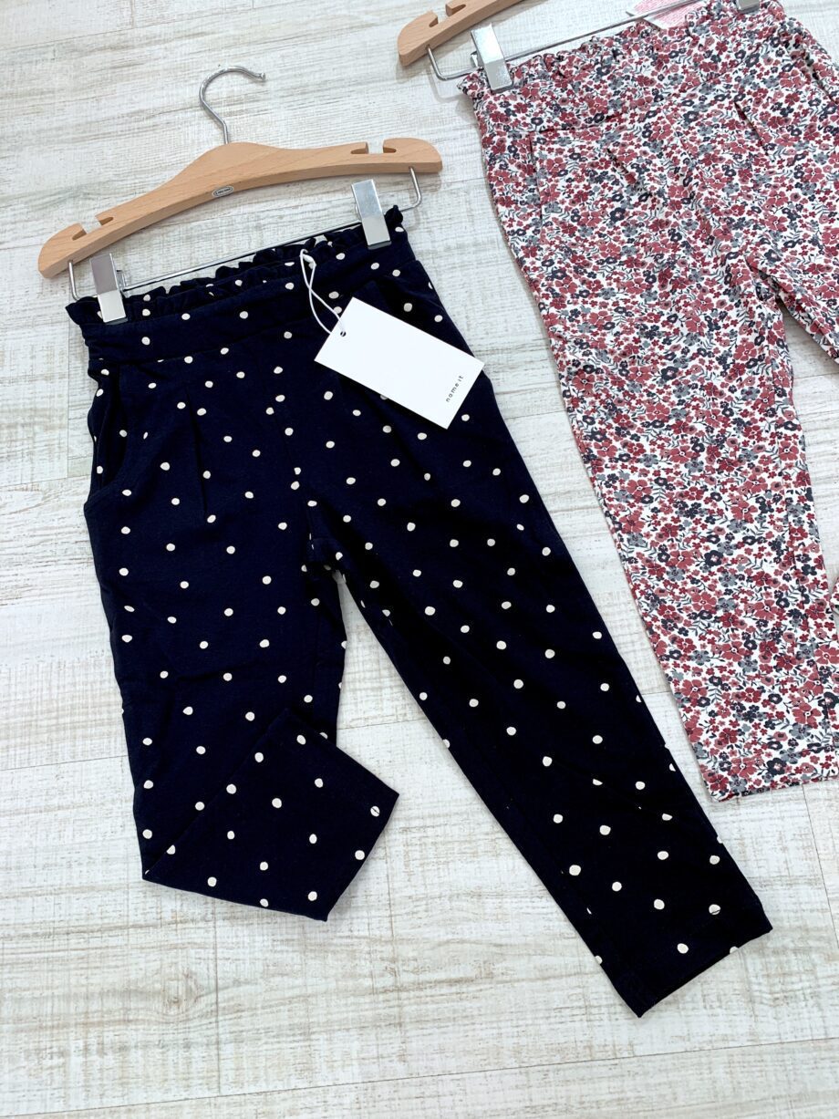 Shop Online Pantalone tuta blu a pois Name It