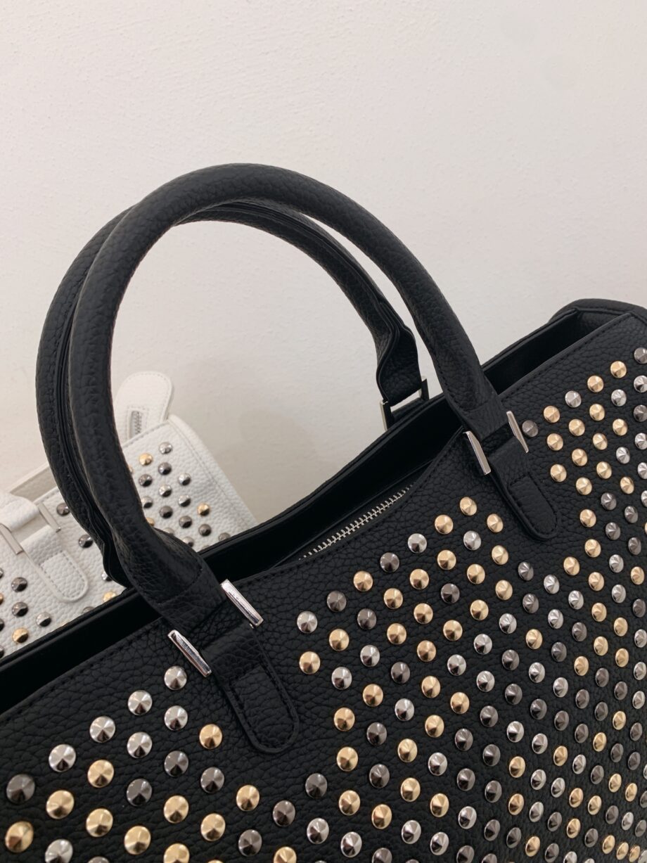 Shop Online Bauletto Maya all studs nero Gio Cellini